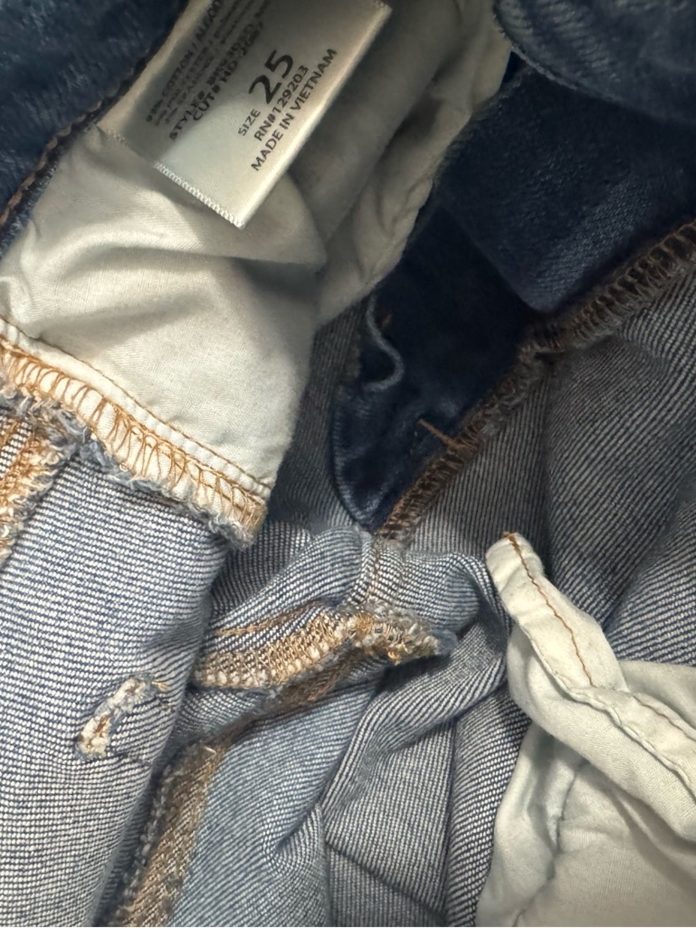 Hidden Logan Dad Cargo Wide Leg Jeans Size 25 Medium Wash - Picture 14 of 16
